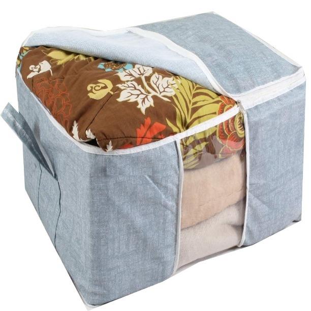 Storage Bag-UnderBed Blanket Storage Bag Covers With Handles(Set of 2)